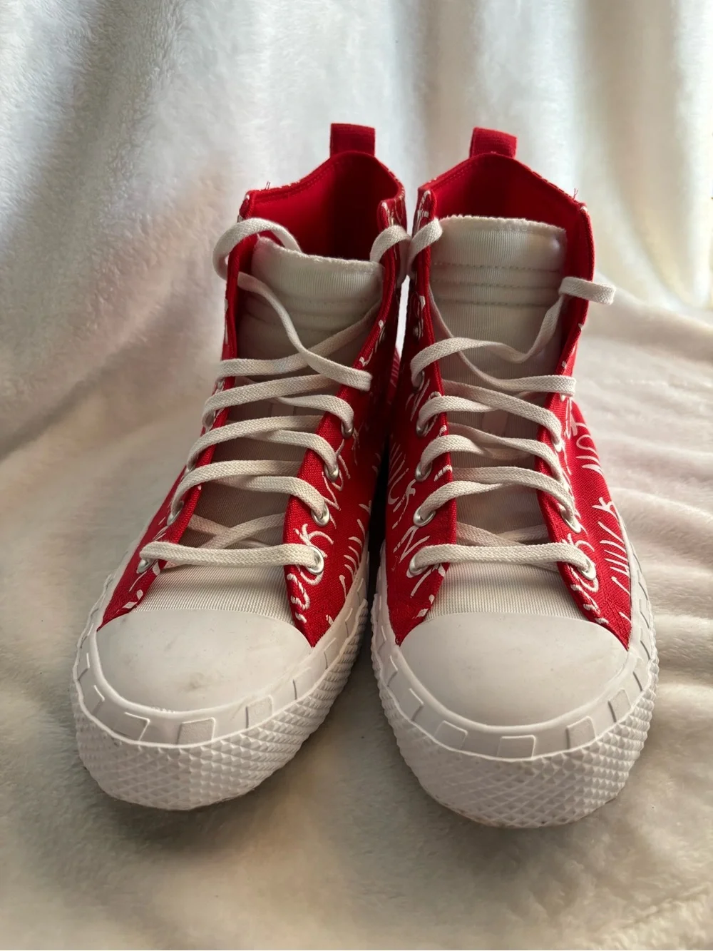 CONVERSE Not A Chuck 70 HI UNTITL3D Sneakers Red White Mens Size 11 Womens 13 - Picture 2 of 13